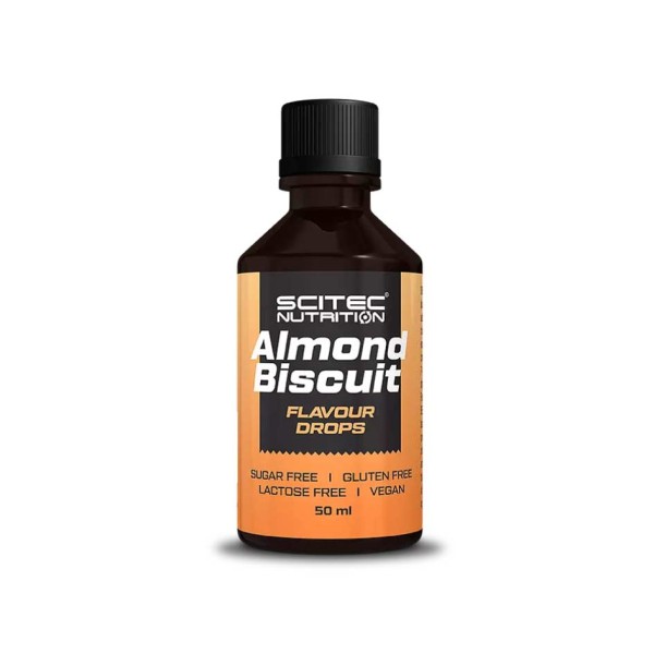 Scitec Nutrition Flavour Drops 50ml Almond Biscuit Flasche