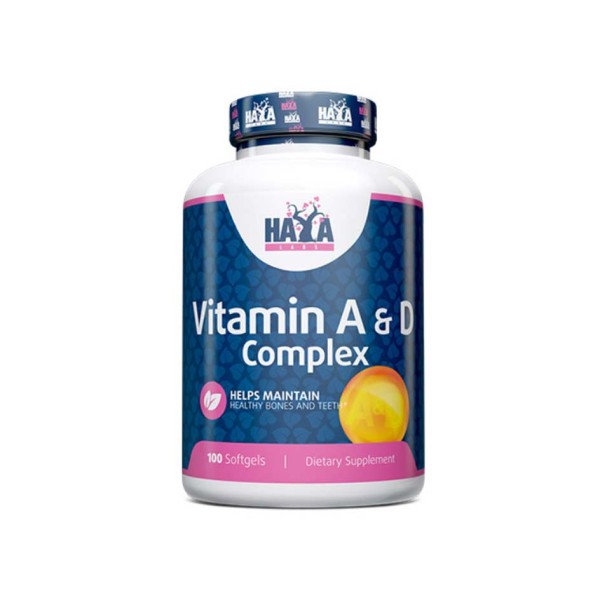 Haya Labs Vitamin A & D Complex 100 Kapseln Dose