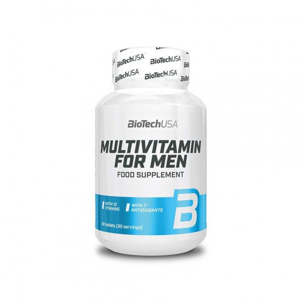 BioTech USA Multivitamin for Men 60 Tabletten Dose