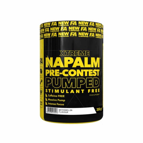FA Nutrition Xtreme Napalm Pre-Contest Pumped *Stim Free* 350g