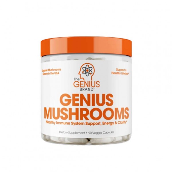 The Genius Brand Genius Mushrooms 90 Kapsel Dose