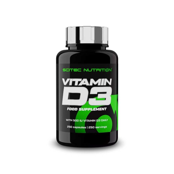 Scitec Nutrition Vitamin D3 250 Kapseln Dose