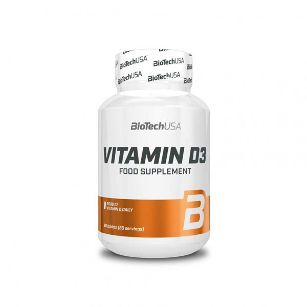 BioTech USA Vitamin D3 60 Tabletten 